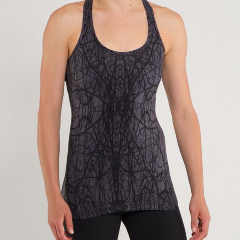 Cool Racerback in "Coal Ground Nesting Black Bird"